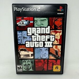 Grand Theft Auto III GTA 3 (Sony Playstation2 PS2, 2003) FAST SHIP